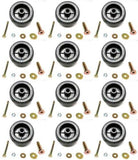 The ROP Shop (12) Deck Wheel Roller Kits for Toro Exmark 103-3168 103-4051 1-603299 Tractors