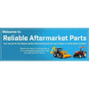 (3) Toothed Mulching Blades for Great Dane Mower 61
